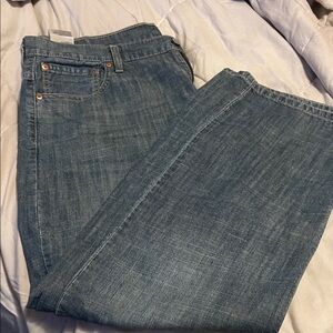 Levi's Men's Light Blue Straight Leg Jeans W36L30